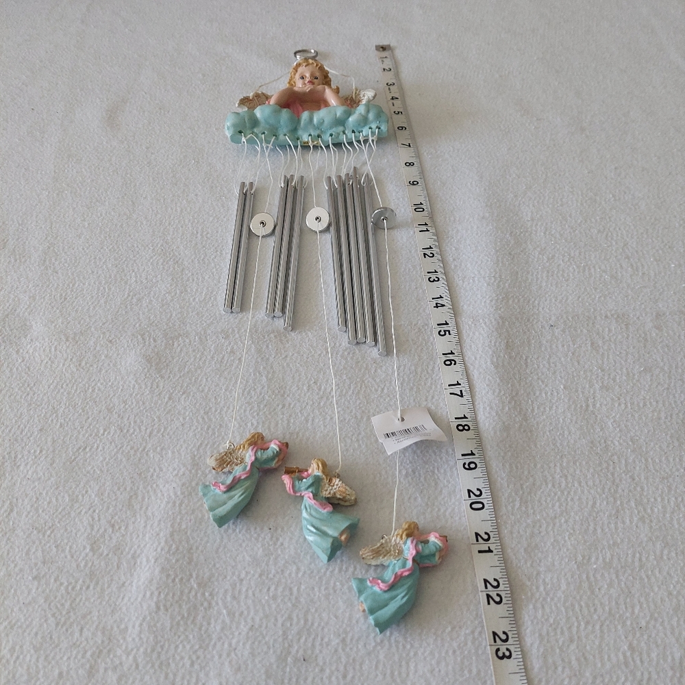 ANGEL Wind Chime with Silver Chimes NIB - Picture 7 of 8